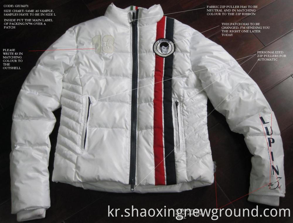 Windproof Mens Down Jackets